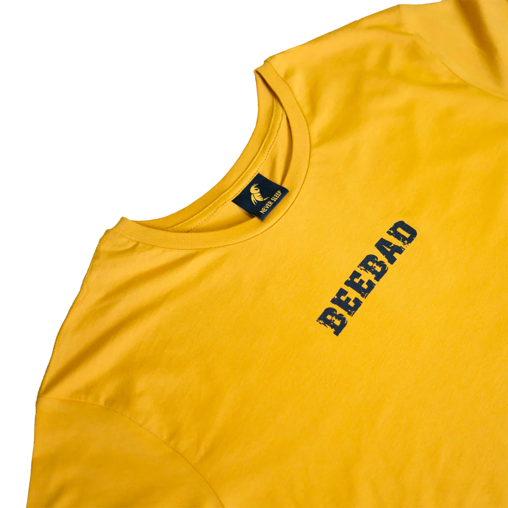 Maglietta BeeBad senape unisex